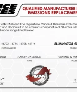 Vance & Hines® 4" Eliminator Mufflers - Black, VH0294 Pipes