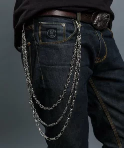 Hair Glove® Men's 23" 3-Layer Wallet Chain, 60006 Wallets & Chains