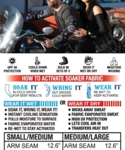 Accessories Hair Glove® Solid White Arm Sleevz Soaker