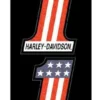 Chroma Harley-Davidson® #1 Red White Blue 2-Piece Holographic Decals. CG99117 Decals & Patches