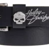 American Accessories Ladies' Belts & Buckles Harley-Davidson® Women's Rock Candy Embellish Willie G Skull Belt HDWBT11023