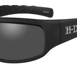 Wiley X Sunglasses & Goggles Harley-Davidson® Men's Burnout H-D Sunglasses, Smoke Gray Lens/Black Frame HABNT02
