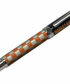 Home Harley-Davidson® Checkered Black Ink Pen W/ Black Gift Box, HDL-20113