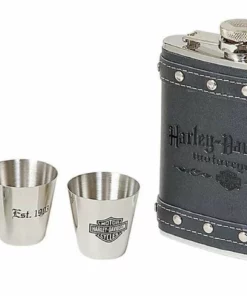 Ace Branded Kitchen & Barware Harley-Davidson® Motorcycle Flask Gift Set HDL-18505