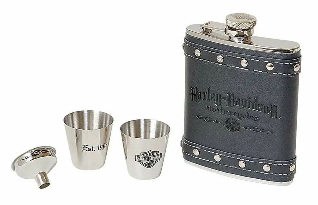 Ace Branded Kitchen & Barware Harley-Davidson® Motorcycle Flask Gift Set HDL-18505 3 Ace Branded Kitchen & Barware Harley-Davidson® Motorcycle Flask Gift Set HDL-18505