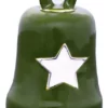 MOD Harley-Davidson® Green & White Star Ride Bell, Sterling Silver, Green HRB076
