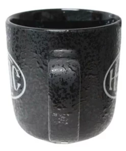 Evergreen Home Harley-Davidson® Myst H-DMC Textured Ceramic Coffee Cup, Black 15 Oz.