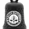 MOD Ride Bells Harley-Davidson® Willie G Skull Diamond Plated Ride Bell, Matte Black HRB079