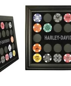 Dart World Harley-Davidson® Poker Chip Collectors Frame, 6927 Home
