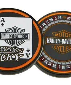 Symbol Arts Harley-Davidson® Always Lucky Casino Metal Challenge Coin, 8009342 Gifts & Collectibles
