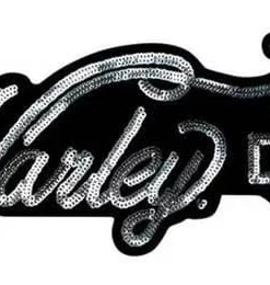 Global Products Harley-Davidson® Graceful Sequins H-D Emblem Patch EM117806