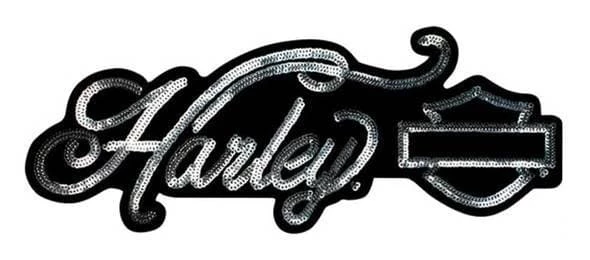 Global Products Harley-Davidson® Graceful Sequins H-D Emblem Patch EM117806 3 Global Products Harley-Davidson® Graceful Sequins H-D Emblem Patch EM117806