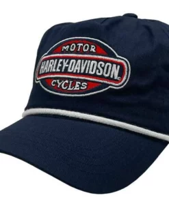 Superstition Harley-Davidson Hats Harley-Davidson® Men's Loyalist H-D Patriot Curved Bill Snapback Hat - Navy Blue