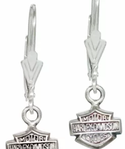 MOD Jewelry Harley-Davidson® Women's Bar & Shield Dangle Earrings HDE0088