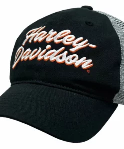 Superstition Harley-Davidson Harley-Davidson® Embroidered H-D Snapback Colorblocked Mesh Trucker Hat Hats