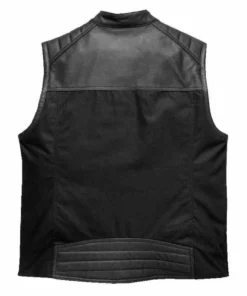 Jackets & Vests Harley-Davidson® Men's Synthesis Pocket System Leather/Textile Vest, 98120-17VM