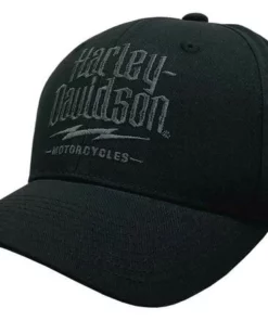 Superstition Harley-Davidson Harley-Davidson® Electric H-D Curved Bill Snapback Baseball Cap - Black