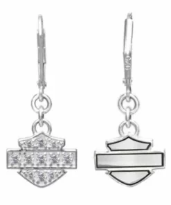 MOD Jewelry Harley-Davidson® Bling Bar & Shield Dangles, Silver, HDE0183