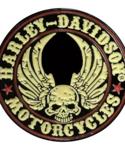 Symbol Arts Gifts & Collectibles Harley-Davidson® 1" Winged Skull Pin, 8008901