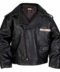 SGI Kids Harley-Davidson® Big & Little Boys' Upwing Eagle Biker Pleather Jacket, 0386074