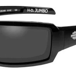 Wiley X Sunglasses & Goggles Harley-Davidson® Men's Jumbo Sunglasses, Smoke Gray Lens / Black Frame HDJUM01