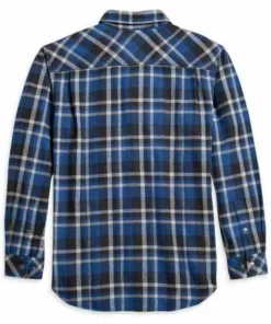 Superstition Harley-Davidson Long Sleeve Shirts Harley-Davidson® Men's 2X Plaid Flannel Long Sleeve Woven Shirt - Blue 96133-21VM 5 Superstition Harley-Davidson Long Sleeve Shirts Harley-Davidson® Men's 2X Plaid Flannel Long Sleeve Woven Shirt - Blue 96133-21VM