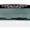 Chroma Harley-Davidson® Flames Bar & Shield Windshield Sunshade Decal, Black, CG3440