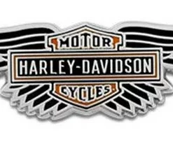 Symbol Arts Harley-Davidson® 1.75" Winged Bar & Shield Logo Pin, 8008895