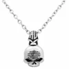 MOD Harley-Davidson® Men's Steel Skull Bar & Shield Necklace HSN0003/22