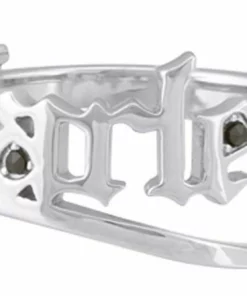 MOD Harley-Davidson® Women's Old English Harley Ring - Sterling Silver, HDR0530 Jewelry