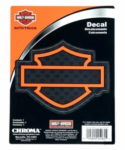 Chroma Harley-Davidson® Silhouette Bar & Shield Logo Decal, CG25065 Decals & Patches