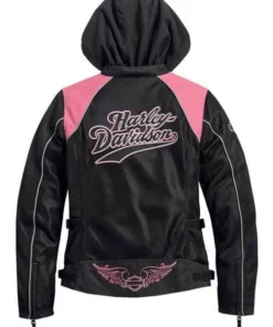 Jackets & Vests Harley-Davidson® Women's Pink Label 3-in-1 Mesh Riding Jacket - Black, 98136-20VW