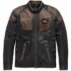 Harley-Davidson® Men's Triple Vent System Trostel Leather Jacket, 98053-19VM Jackets & Vests