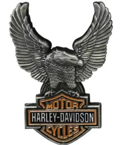 Symbol Arts Gifts & Collectibles Harley-Davidson® 1.5" Up-Winged Eagle Bar & Shield Pin, 8008864