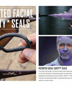 Wiley X Harley-Davidson® Men's Gem Light Adjusting Sunglasses, Gloss Black Frame HDGEM08 Sunglasses & Goggles