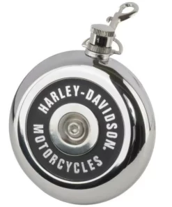 Ace Branded Home Harley-Davidson® Air Cleaner Style Round Flask