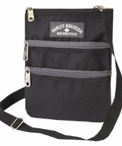 Athalon Harley-Davidson® Black Crossbody Sling Purse