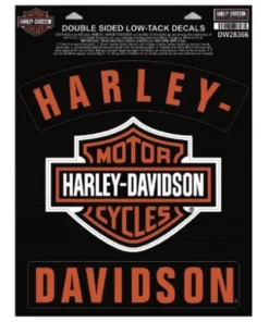 Global Products Decals & Patches Harley-Davidson® H-D Bar & Shield Rockers Window Cling - DW28366