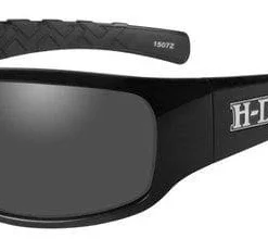 Wiley X Harley-Davidson® Men's Burnout HD Sunglasses, Gray Lens/Gloss Black Frame HABNT01 Sunglasses & Goggles
