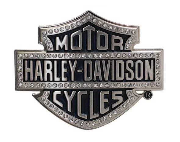 American Accessories Ladies' Belts & Buckles Harley-Davidson® Women's Lineage Bling Bar & Shield Belt Buckle, HDWBU10635 3 American Accessories Ladies' Belts & Buckles Harley-Davidson® Women's Lineage Bling Bar & Shield Belt Buckle, HDWBU10635