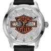 Bulova Harley-Davidson® Men's Diamond Plate Bar & Shield Watch, Stainless Steel 76A145 2 Bulova Harley-Davidson® Men's Diamond Plate Bar & Shield Watch, Stainless Steel 76A145