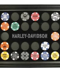 Dart World Harley-Davidson® Poker Chip Collectors Frame, 6927 Home