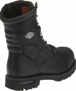 Wolverine Footwear Harley-Davidson® Riddick 8-Inch Lace-UP Black Motorcycle Boots D98308