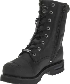 Wolverine Footwear Harley-Davidson® Riddick 8-Inch Lace-UP Black Motorcycle Boots D98308