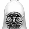 MOD Harley-Davidson® Motorcycle Ride Bell, Eagle & Stripes Bar & Shield Silver HRB073 Ride Bells
