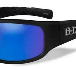 Wiley X Harley-Davidson® Men's Burnout Sunglasses, Blue Mirror Lenses/Matte Frame Sunglasses & Goggles