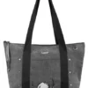 Leather Source Accessory Harley-Davidson® Women's Willie G Skull Distressed Denim Canvas Tote WDD5302-BLACK 1 Leather Source Accessory Harley-Davidson® Women's Willie G Skull Distressed Denim Canvas Tote WDD5302-BLACK