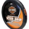 Plasticolor Auto & Garage Harley-Davidson® Steering Wheel Cover, Vintage Elite Bar & Shield Speed Grip 6644 1 Plasticolor Auto & Garage Harley-Davidson® Steering Wheel Cover, Vintage Elite Bar & Shield Speed Grip 6644