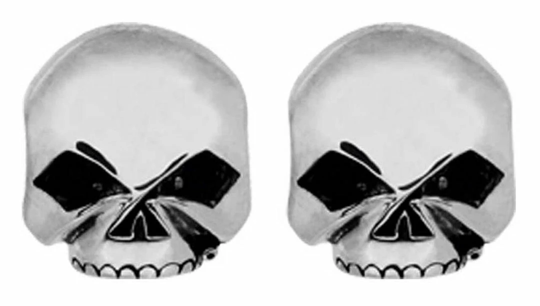 MOD Jewelry Harley-Davidson® Women's Sterling Silver Skull Emblem Post Earrings HDE0377 3 MOD Jewelry Harley-Davidson® Women's Sterling Silver Skull Emblem Post Earrings HDE0377