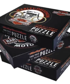 Dart World Kids Harley-Davidson® Motor Oil Round 1000 Piece Puzzle, DW6022